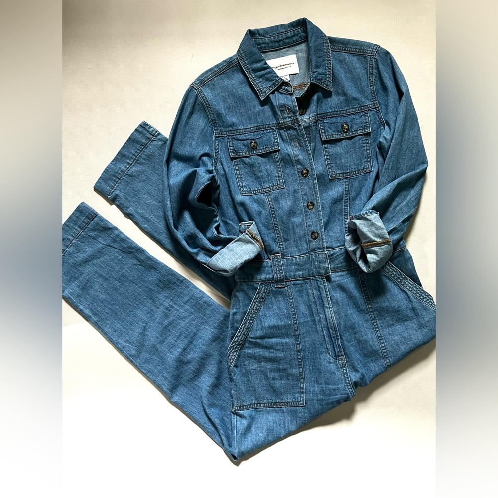 Anthropologie Pilcro Classic Denim Jumpsuit
